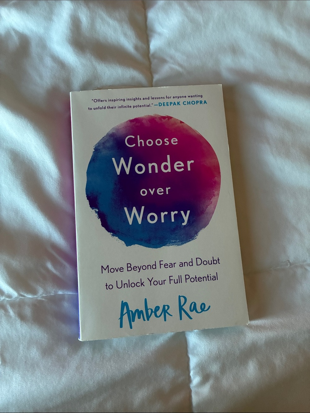 'Choose Wonder Over Worry' Book